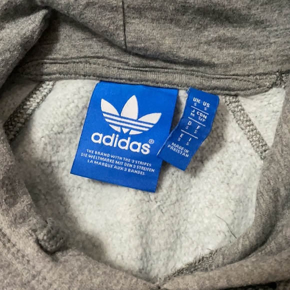 Adidas Gray Trefoil Hoodie - Picture 5 of 5
